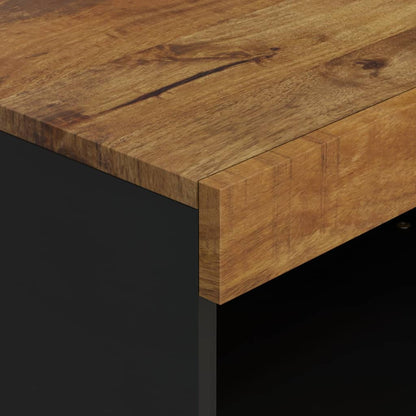 Tv-Meubel 60X33X43,5 Cm Massief Mangohout Honingbruin