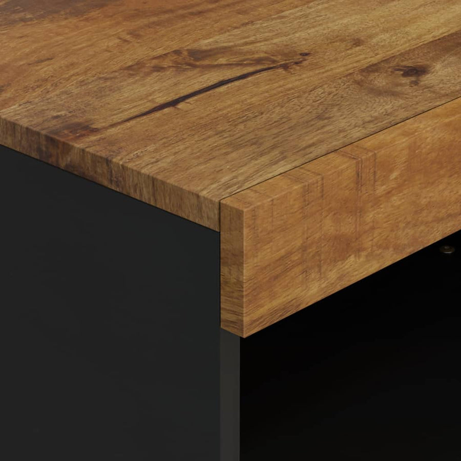Tv-Meubel 60X33X43,5 Cm Massief Mangohout Honingbruin