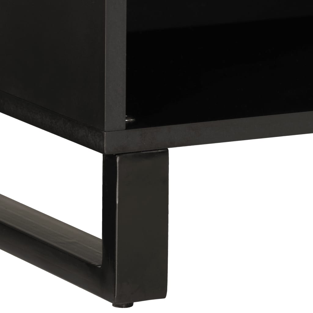 Tv-Meubel 60X33X43,5 Cm Massief Mangohout Honingbruin