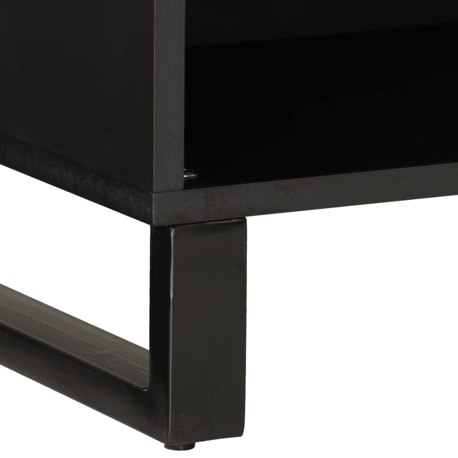 Tv-Meubel 60X33X43,5 Cm Massief Mangohout Honingbruin