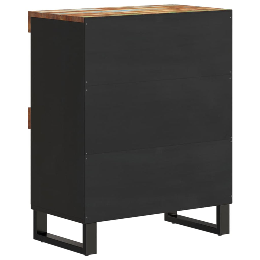 Bijzetkast 60X33X75 Cm Massief Gerecycled Hout