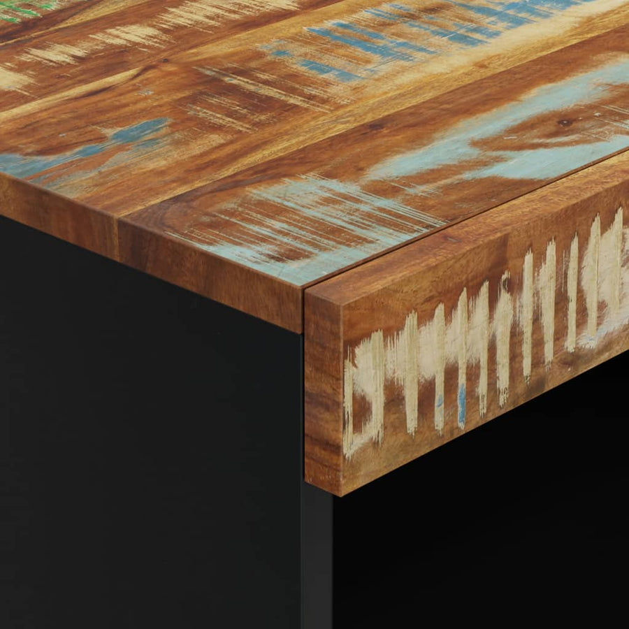 Bijzetkast 60X33X75 Cm Massief Gerecycled Hout