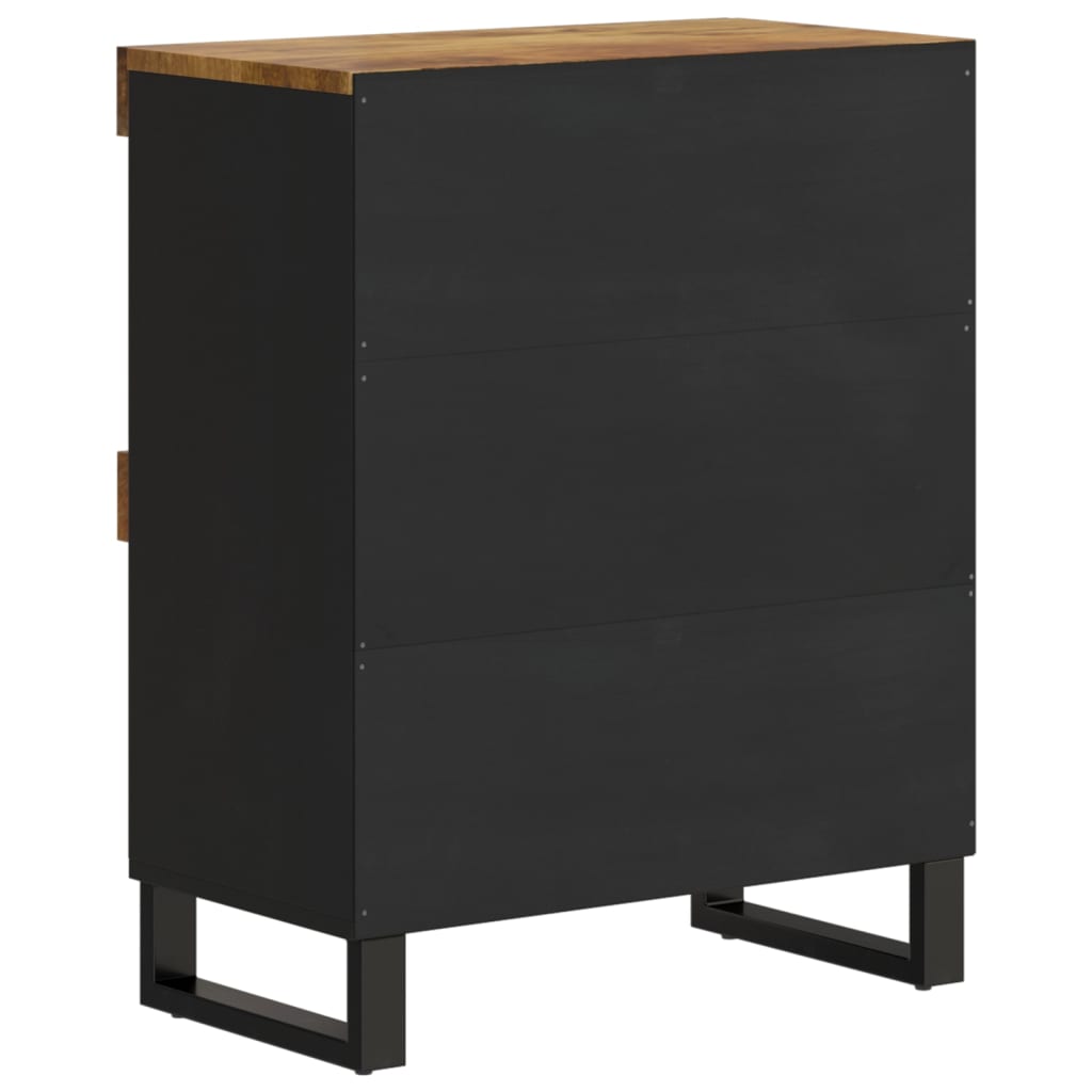 Bijzetkast 60X33X75 Cm Massief Mangohout Honingbruin