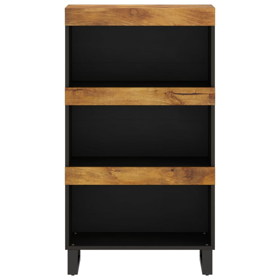Bijzetkast 60X33X107 Cm Massief Mangohout