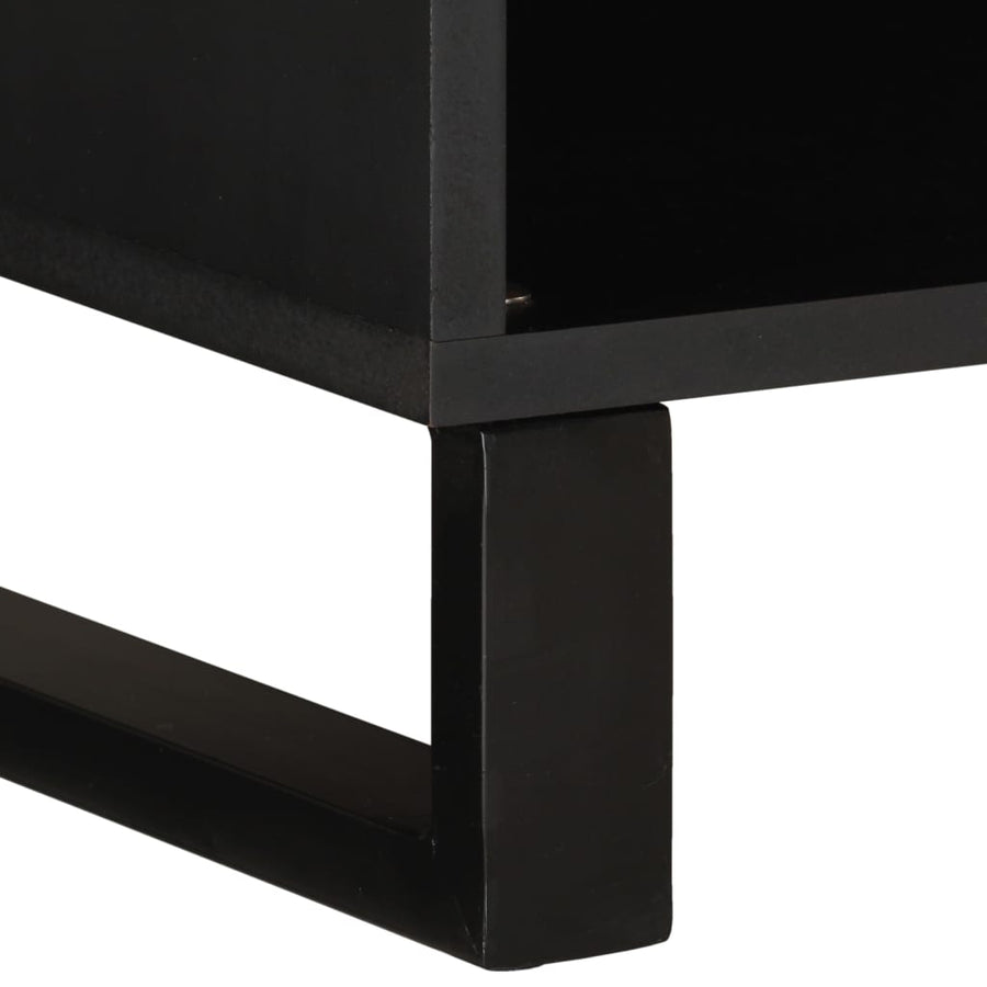 Bijzetkast 60X33X107 Cm Massief Mangohout