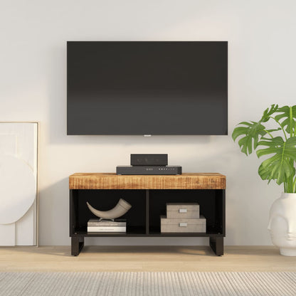 Tv-Meubel 85X33X43,5 Cm Massief Mangohout