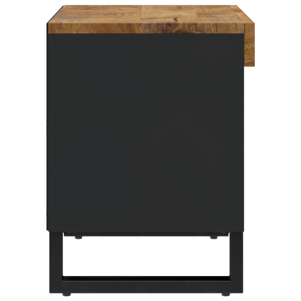 Tv-Meubel 85X33X43,5 Cm Massief Mangohout Honingbruin