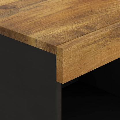 Tv-Meubel 85X33X43,5 Cm Massief Mangohout Honingbruin