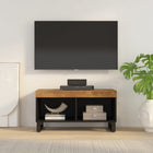 TV cabinet 85x33x43.5 cm solid mango wood