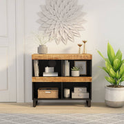 Sideboard 85x33x75 cm solid mango wood