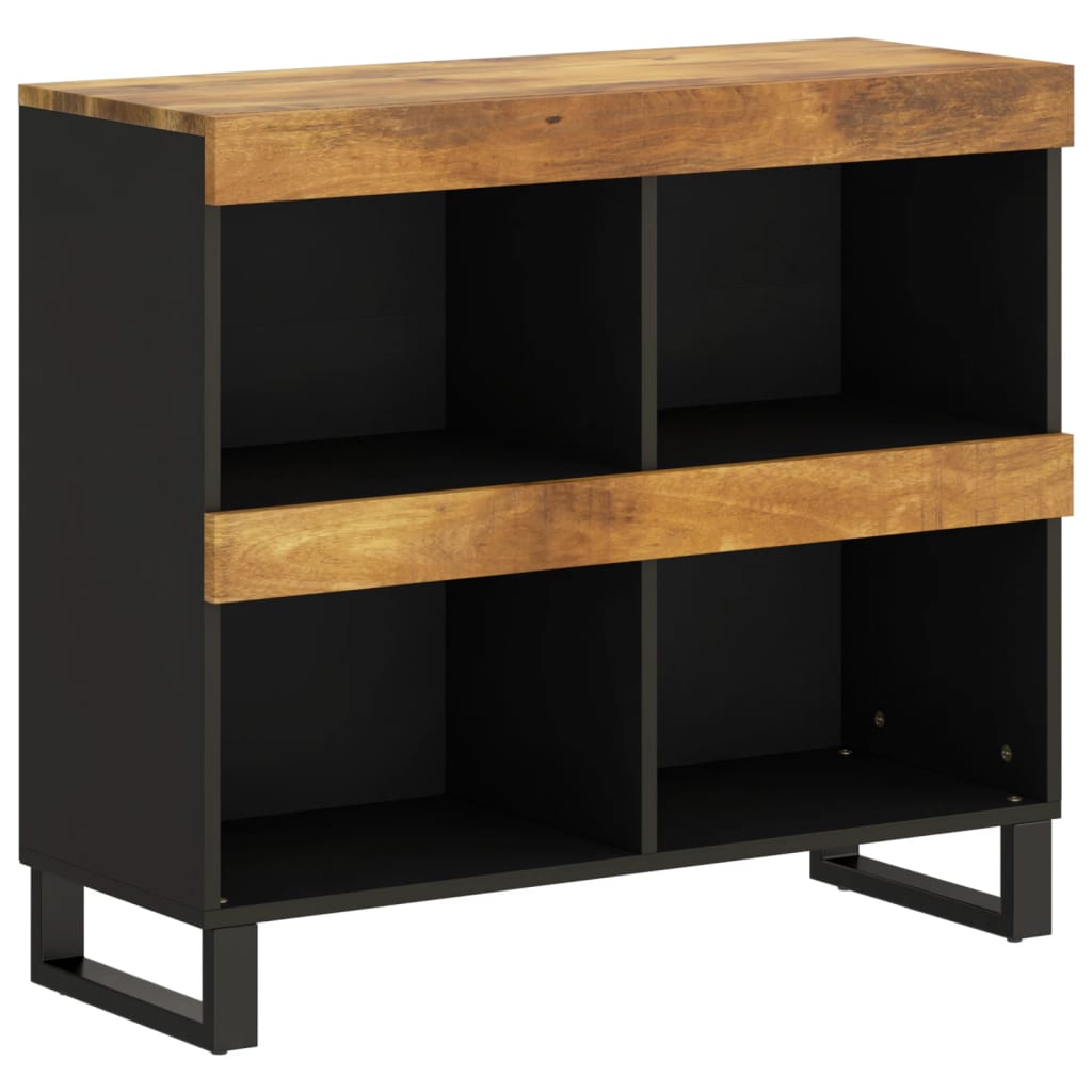 Bijzetkast 85X33X75 Cm Massief Mangohout