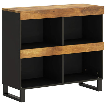 Bijzetkast 85X33X75 Cm Massief Mangohout