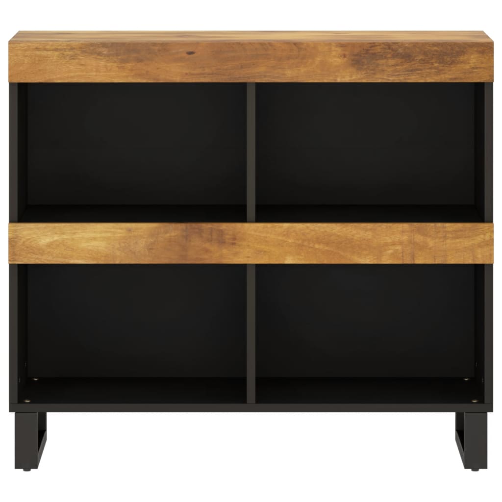 Bijzetkast 85X33X75 Cm Massief Mangohout