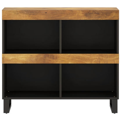 Bijzetkast 85X33X75 Cm Massief Mangohout