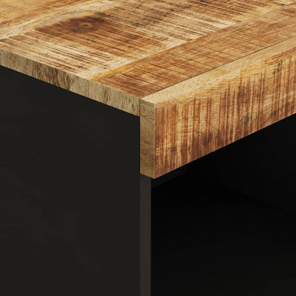 Bijzetkast 85x33x107 cm massief mangohout