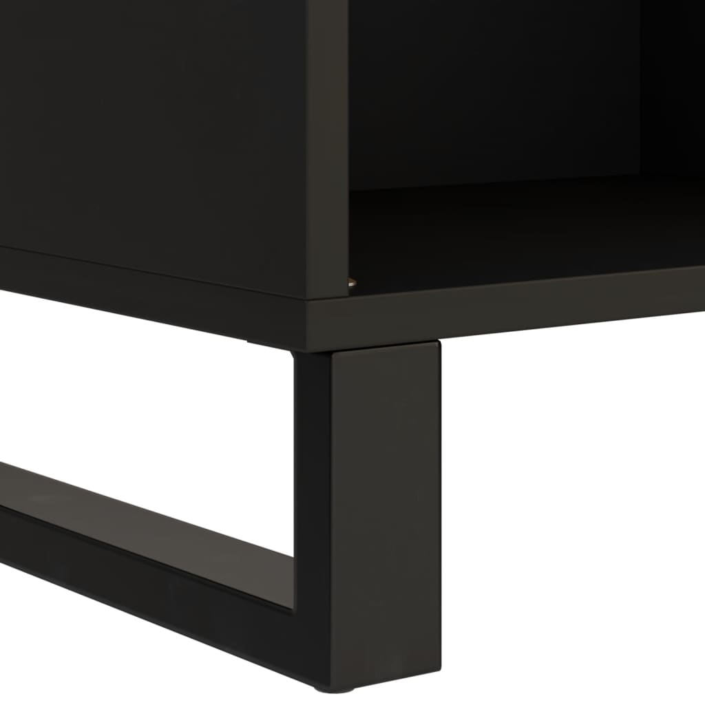 Bijzetkast 85X33X107 Cm Massief Gerecycled Hout Multikleur
