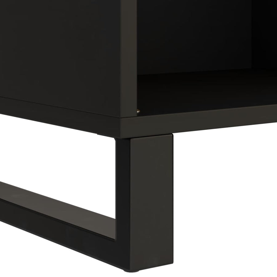 Bijzetkast 85X33X107 Cm Massief Gerecycled Hout Multikleur