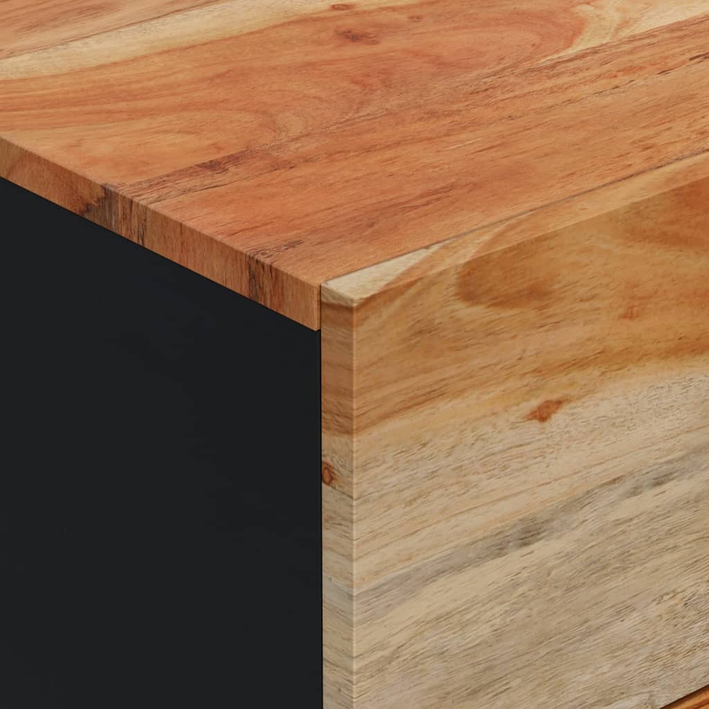 Dressoir Met 3 Lades 40X33,5X75 Cm Massief Acaciahout