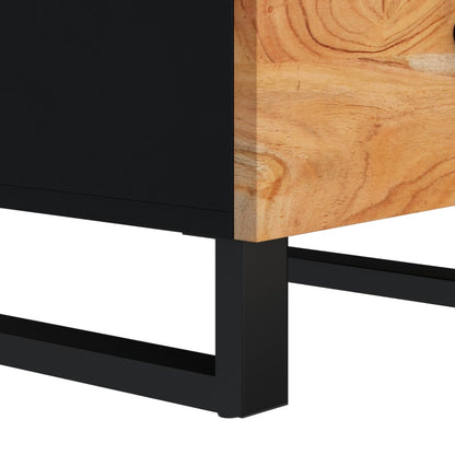 Dressoir Met 3 Lades 40X33,5X75 Cm Massief Acaciahout