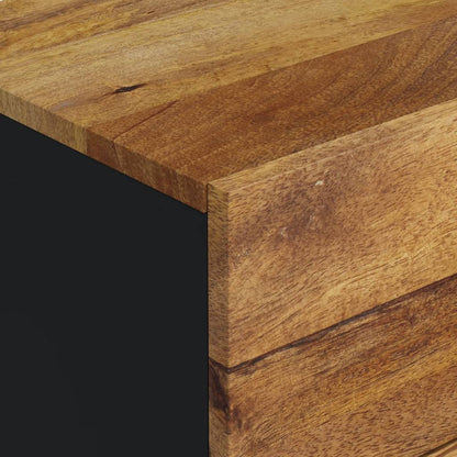 Dressoir met 3 lades 40x33,5x75 cm massief mangohout