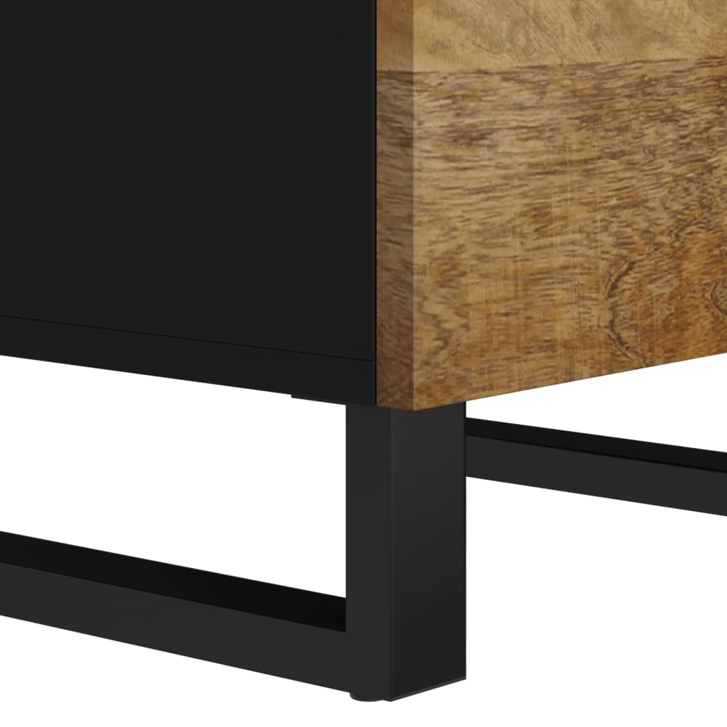 Dressoir met 3 lades 40x33,5x75 cm massief mangohout