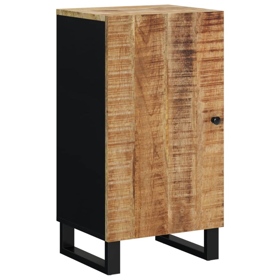 Dressoir met deur 40x31x75 cm massief mangohout