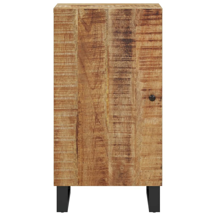 Dressoir met deur 40x31x75 cm massief mangohout