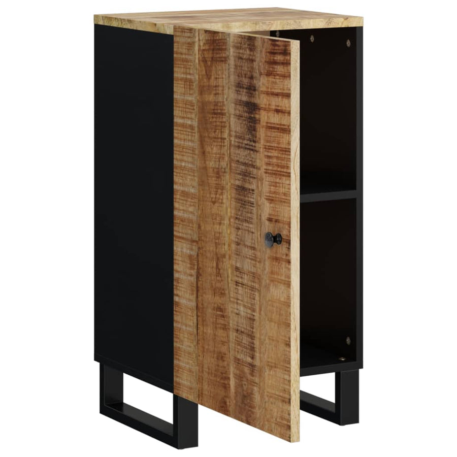 Dressoir met deur 40x31x75 cm massief mangohout