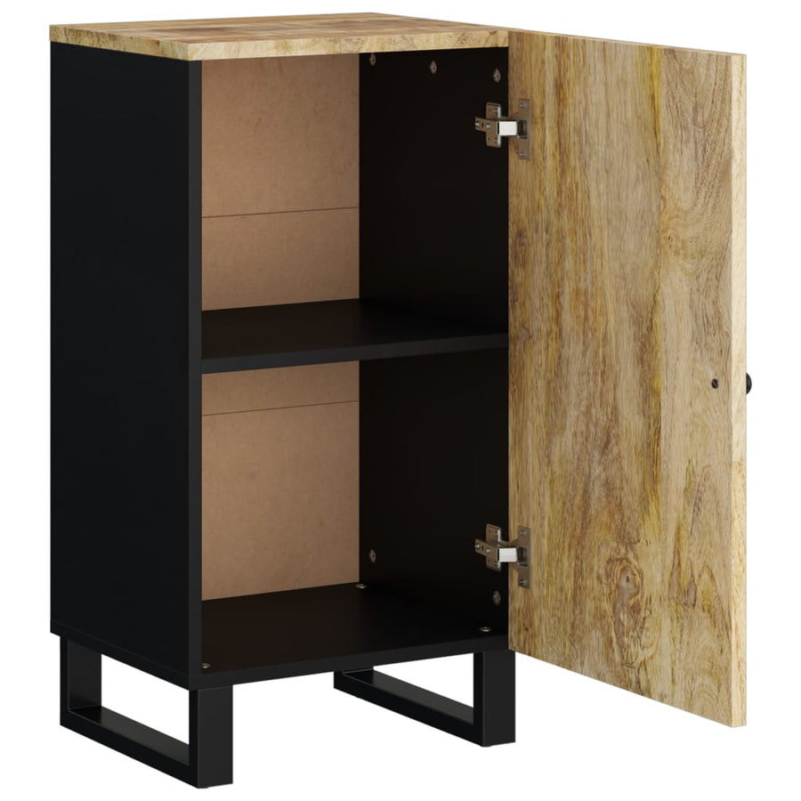 Dressoir met deur 40x31x75 cm massief mangohout