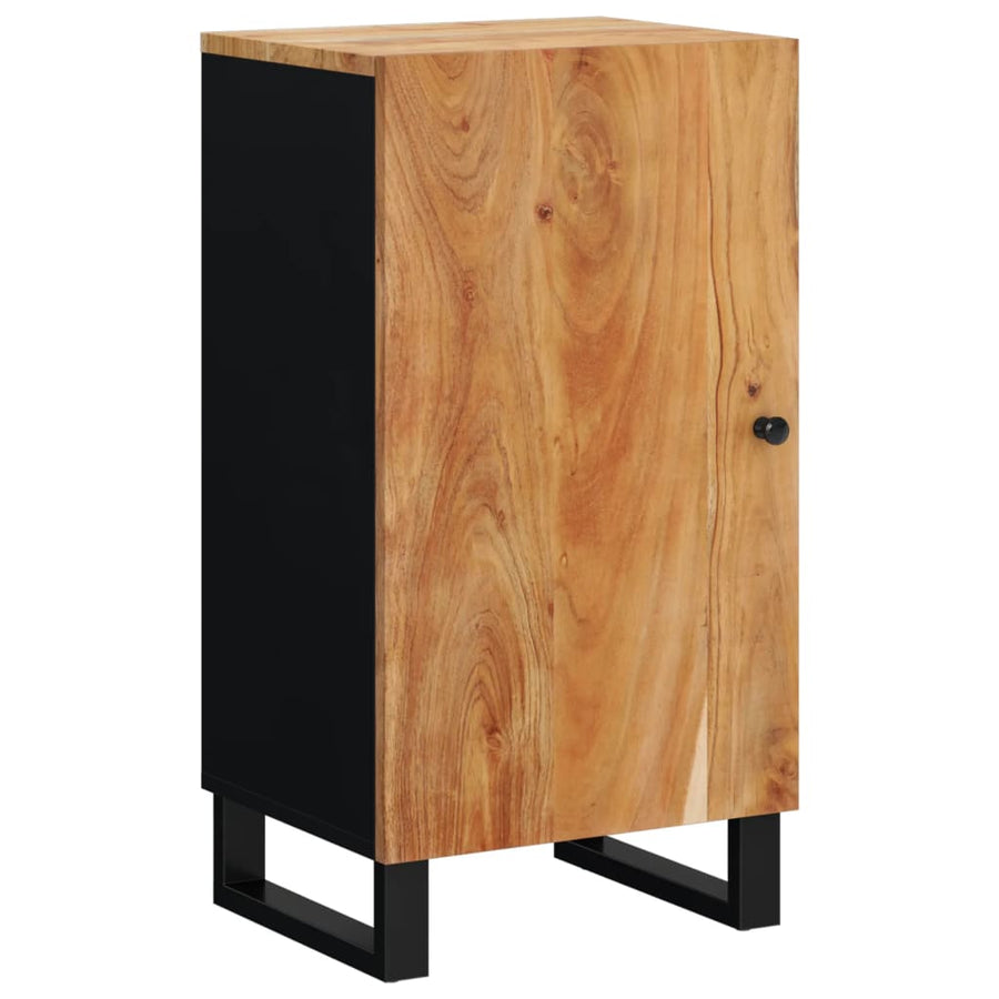 Dressoir Met Deur 40X3X75 Cm Massief Acaciahout Bruin