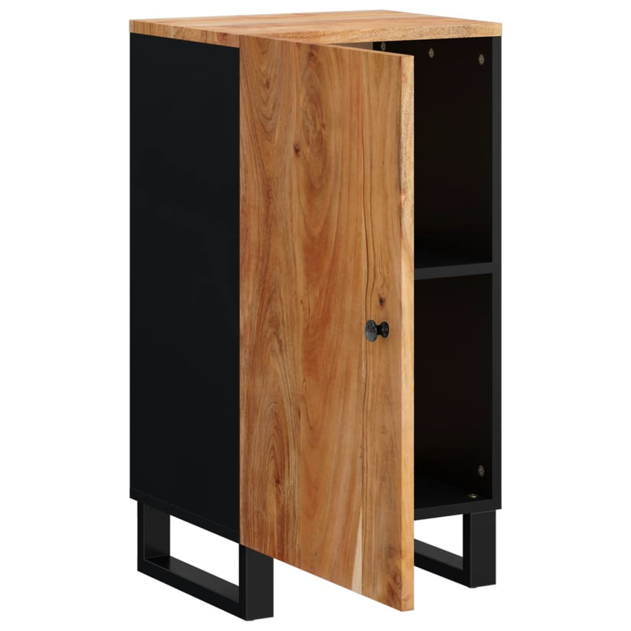 Dressoir Met Deur 40X3X75 Cm Massief Acaciahout Bruin