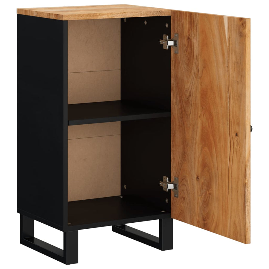 Dressoir Met Deur 40X3X75 Cm Massief Acaciahout Bruin