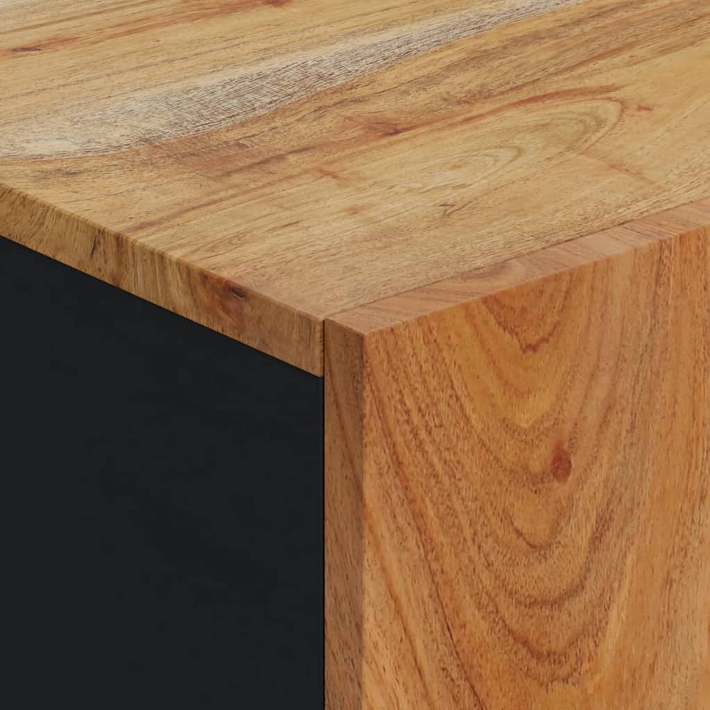 Dressoir Met Deur 40X3X75 Cm Massief Acaciahout Bruin