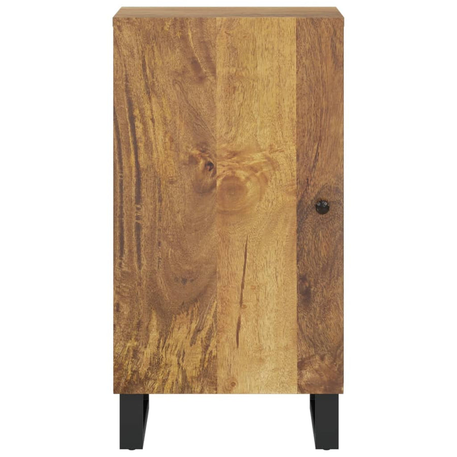 Dressoir met deur 40x31x75 cm massief mangohout
