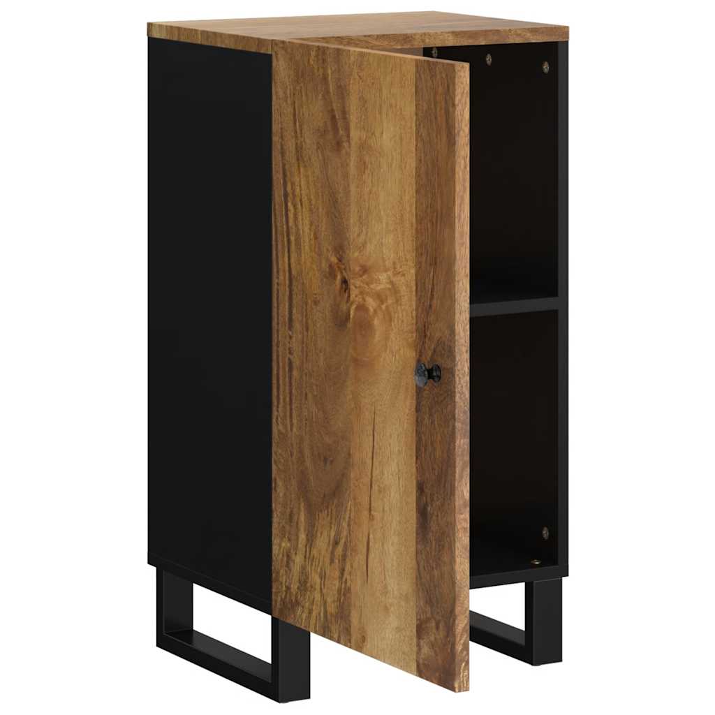 Dressoir met deur 40x31x75 cm massief mangohout