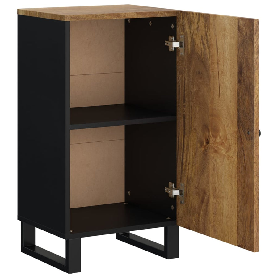 Dressoir met deur 40x31x75 cm massief mangohout