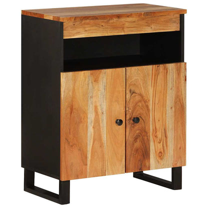 Dressoir met 2 deuren 60x33x75 cm massief acaciahout