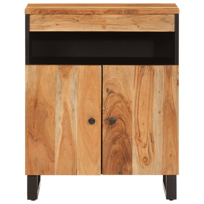 Dressoir met 2 deuren 60x33x75 cm massief acaciahout