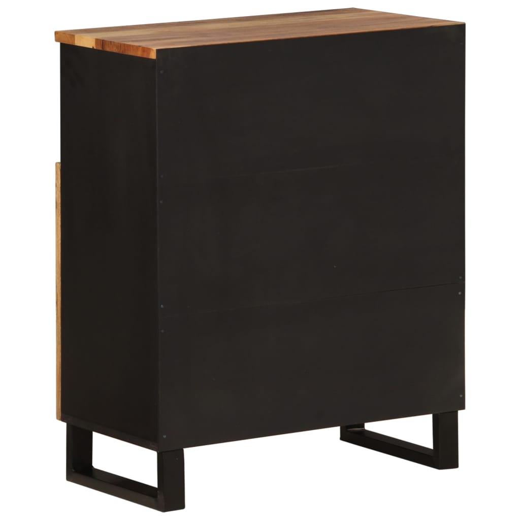 Dressoir met 2 deuren 60x33x75 cm massief acaciahout