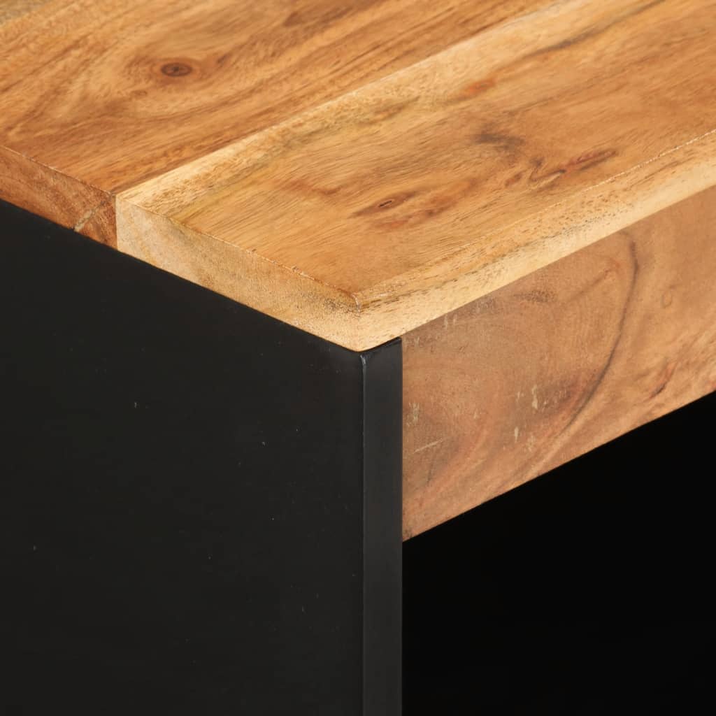 Dressoir met 2 deuren 60x33x75 cm massief acaciahout