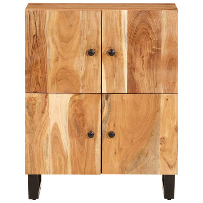 Dressoir Met 4 Deuren 60X33X75 Cm Massief Acaciahout