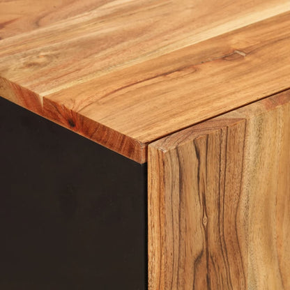 Dressoir Met 4 Deuren 60X33X75 Cm Massief Acaciahout