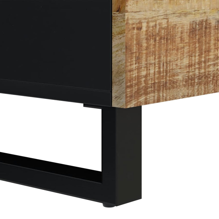 Dressoir met 2 deuren 80x33x75 cm massief mangohout