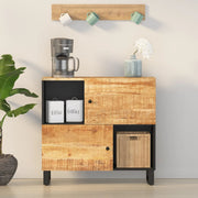 Dressoir 80x33x75 cm massief mangohout