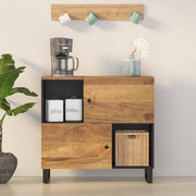 Dressoir massief mangohout 80x33x75 cm