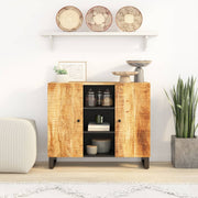 Dressoir massief mangohout 90x33x75 cm