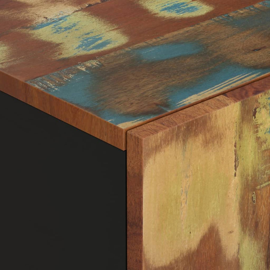 Dressoir met 2 deuren 90x33x75 cm massief gerecycled hout