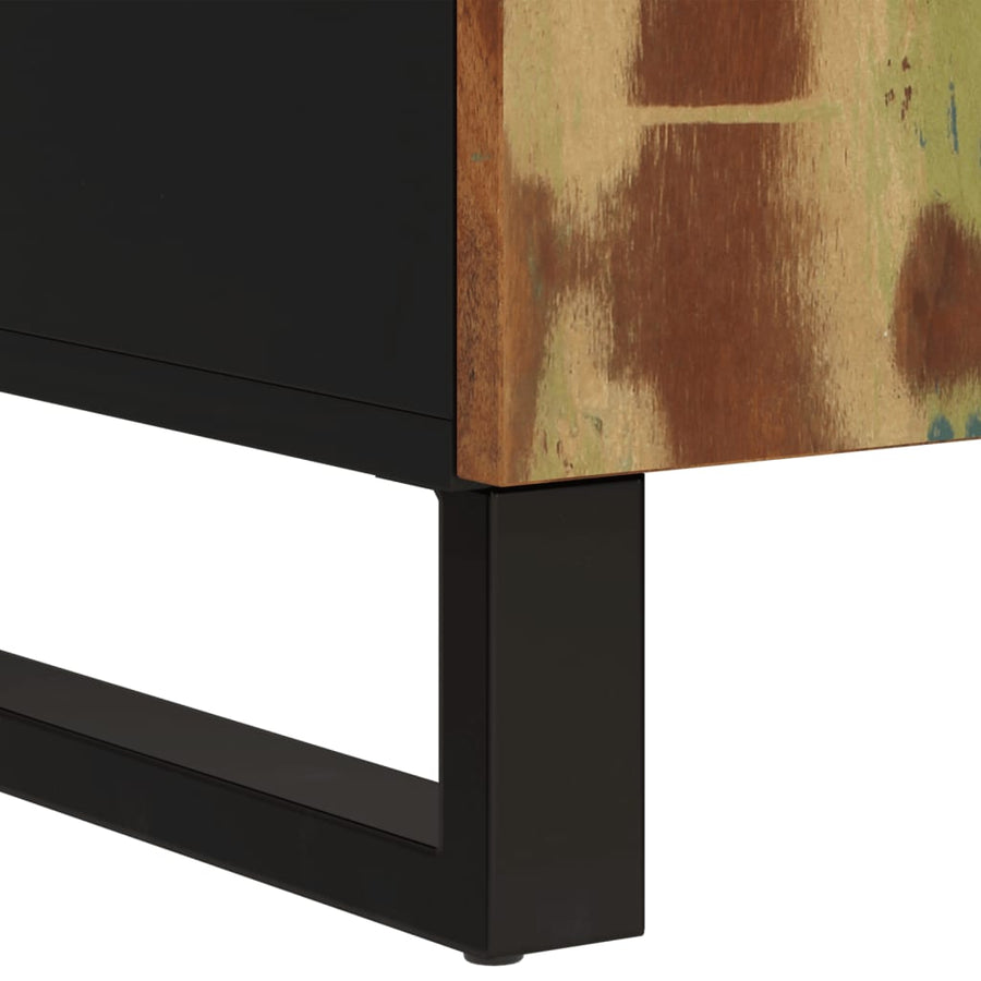 Dressoir met 2 deuren 90x33x75 cm massief gerecycled hout