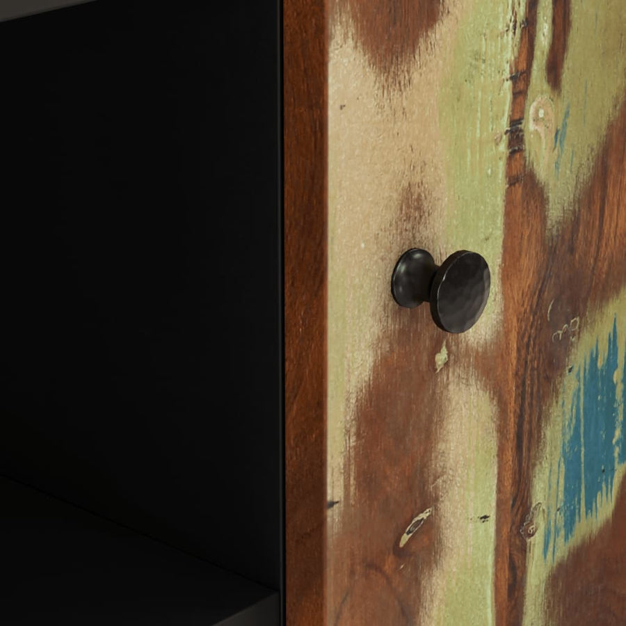 Dressoir met 2 deuren 90x33x75 cm massief gerecycled hout