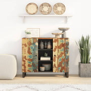 Dressoir 90x33x75 cm massief gerecycled hout